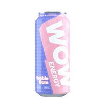WOW Energy drinks энергетический напиток (450 мл) вкус бабл-гам