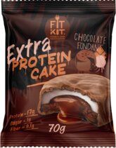 Fit Kit Protein Cake EXTRA с жидкой начинкой (70 гр) шоколадный фондан