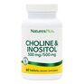 Natures Plus Choline Inositol 500 мг (60 таблеток) холин и инозитол