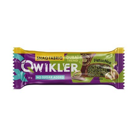 Snaq Fabriq QWIKLER Батончик протеиновый глазированый (35 г) С арахисом и хрустящим тестом