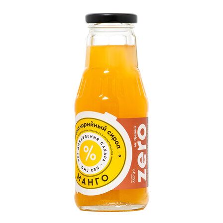 Mr. Djemius ZERO Низкокалорийный сироп (Манго) 330 г, без сахара