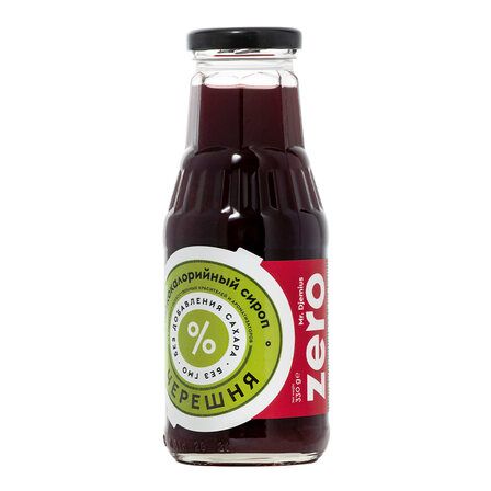 Mr. Djemius ZERO Низкокалорийный сироп (черешня) 330 г, без сахара