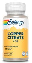 Solaray Copper Citrate 2 мг (60 веганских капсул) цитрат меди