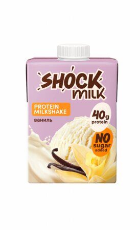 FitnesShock Готовый протеиновый коктейль (480 мл) ваниль
