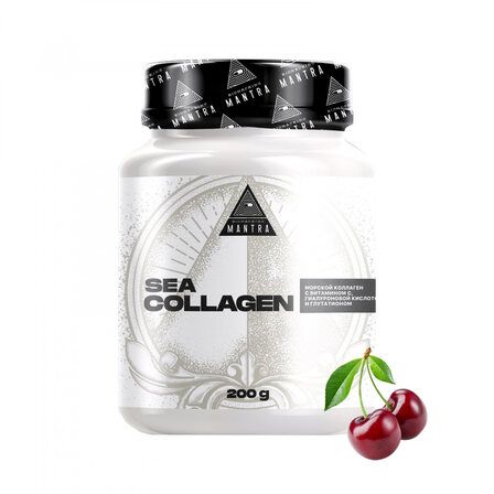 Mantra Sea Collagen (200гр) Вишня, морской коллаген