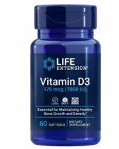 Life Extension Vitamin D3 175 mcg (7.000 IU), 60 софтгелевых капсул