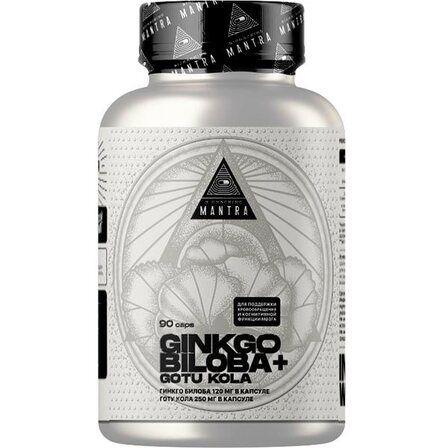 Mantra GINKO BILOBA 120 мг GOTU KOLA 250 мг (90 капс)
