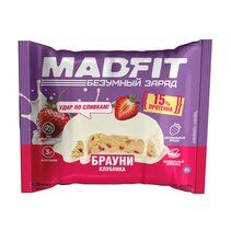 Mad Fit Печенье глазированное (45 г) Брауни клубника, без сахара
