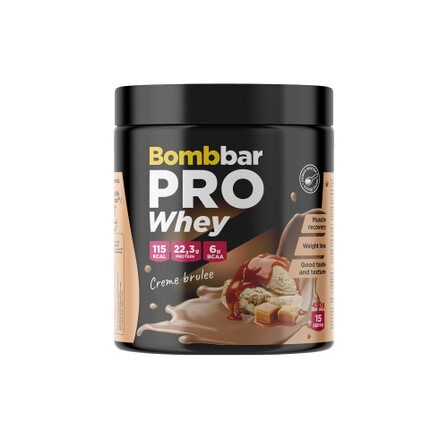 BOMBBAR Протеиновый коктейль Whey Protein (450 г) Крем-брюле