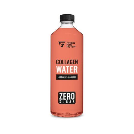 FITNESS FOOD FACTORY негазированный напиток COLLAGEN WATER (500 мл) Брусника - клюква