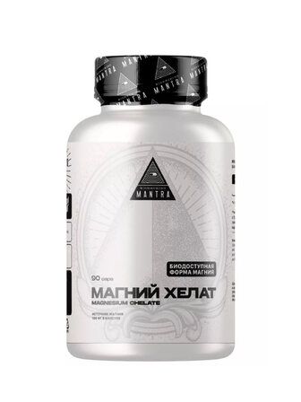 Biohacking Mantra Магний хелат+В6 (60 капсул)
